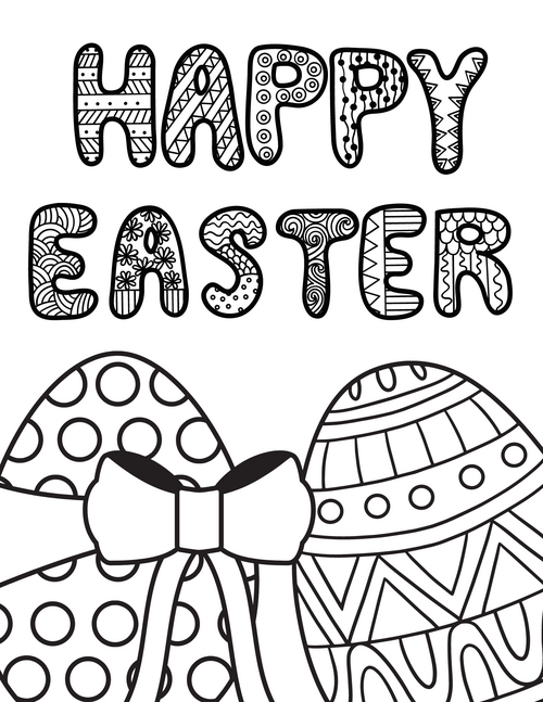 Fun Easter Coloring Pages