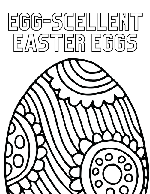 Egg-scellent Easter Egg Coloring Pages
