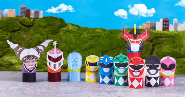 Power Rangers Easter Egg Printables