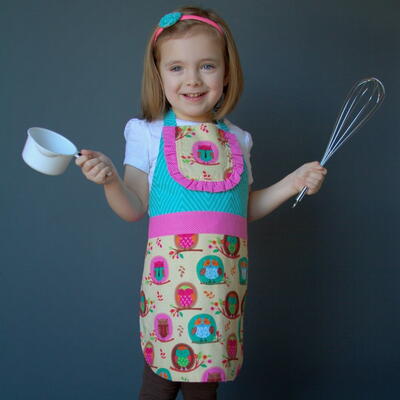 Printable Kids Apron Pattern AllFreeSewing Com