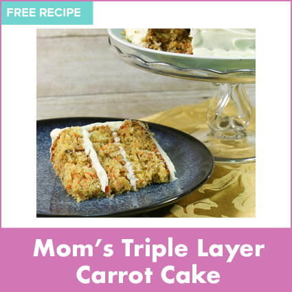 Mom's Triple Layer Carrot Cake