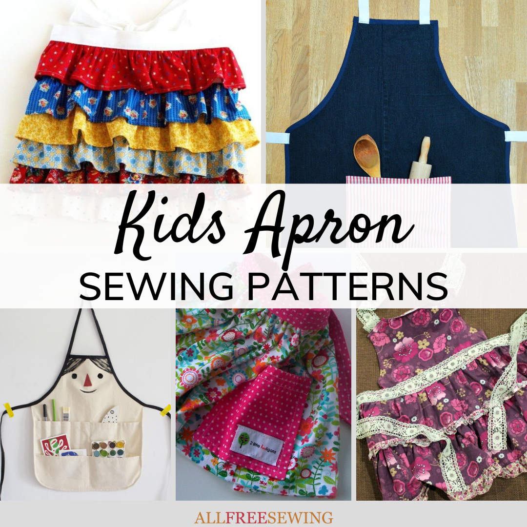 27 Free Kids Apron Patterns | AllFreeSewing.com 27-free-kids-apron-patterns-allfreesewing-com