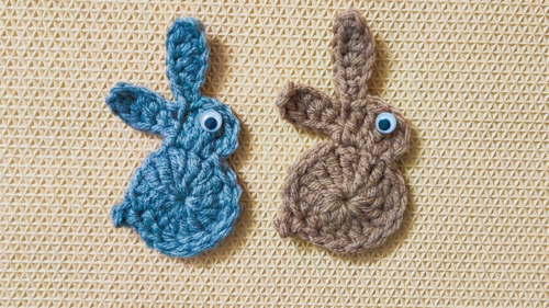How To Crochet Easter Bunny Applique