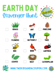 Free Printable Earth Day Scavenger Hunt For Kids | FaveCrafts.com