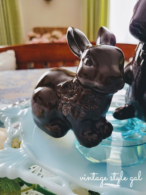 Faux Chocolate Easter Bunny 