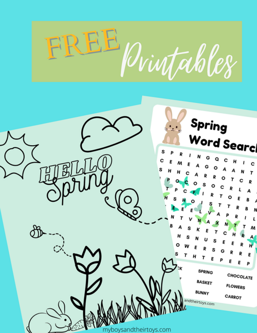 Free Spring Coloring Pages