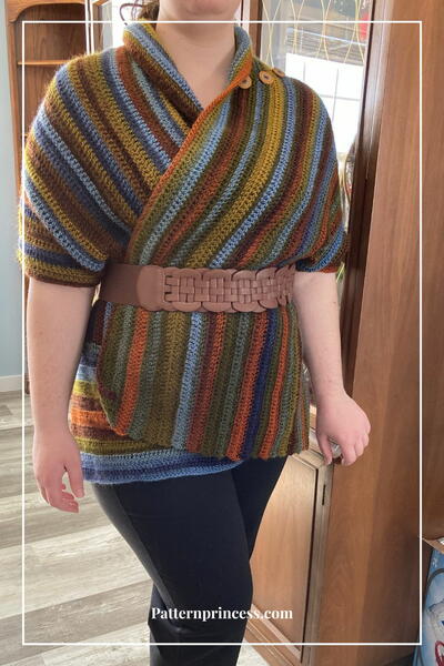 Beginner Crochet Poncho Wrap Pattern