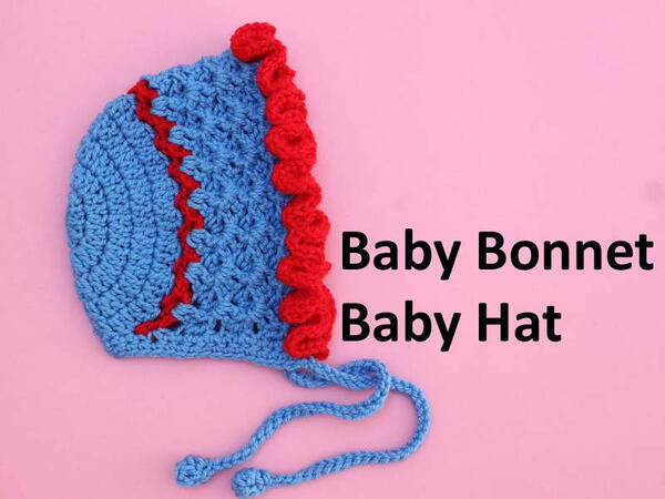 Crystal Waves Baby Bonnet