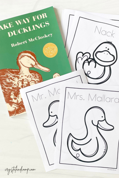 Make Way For Ducklings Coloring Pages