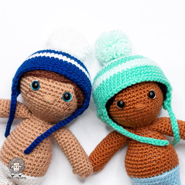 Crochet Earflap Hat For Dolls
