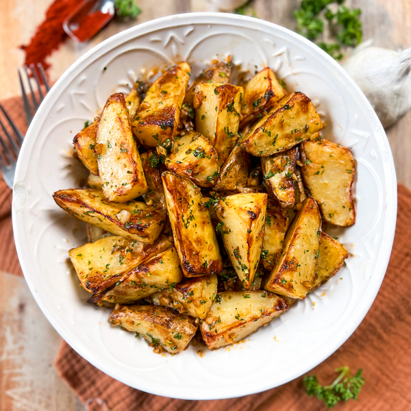 Spicy Garlic Potato Wedges | The Most Addictive Potatoes I´ve Ever Had