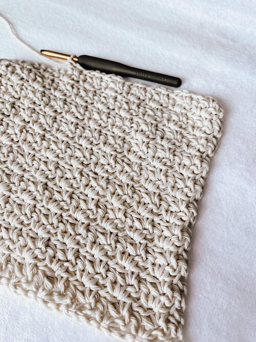 Easy Textured Dish Towel (free Crochet Pattern)