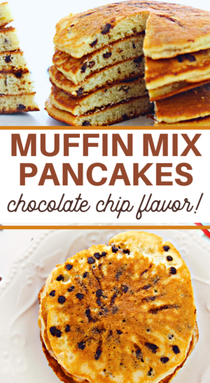 Chocolate Chip Muffin Pancakes Recipe