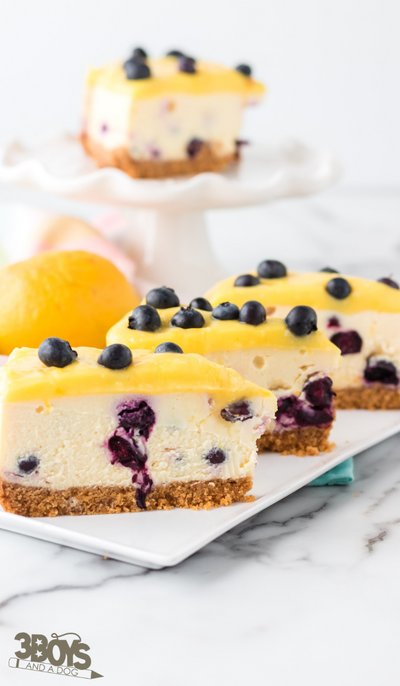 Delicious Instant Pot Lemon Blueberry Cheesecake Recipe