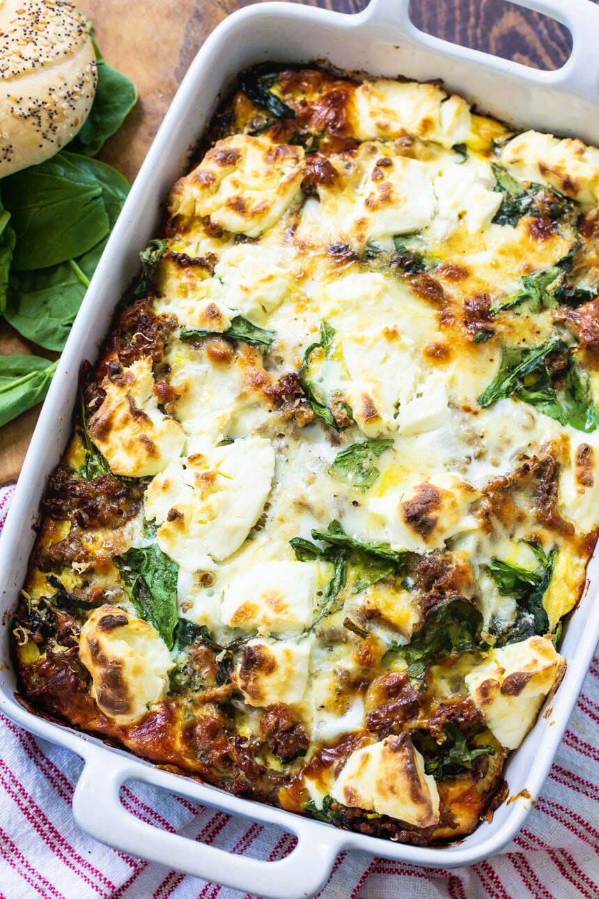 Everything Bagel Breakfast Casserole | AllFreeCasseroleRecipes.com