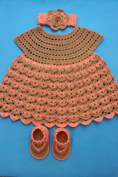 Crochet Baby Set Full Tutorial With Headband & Baby Shoes