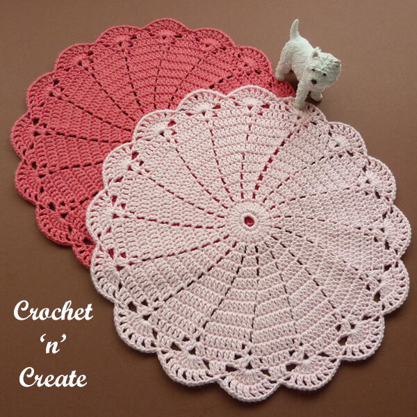 Crochet Swirly Doily Pattern 