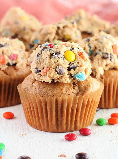 Monster Cookie Cupcakes