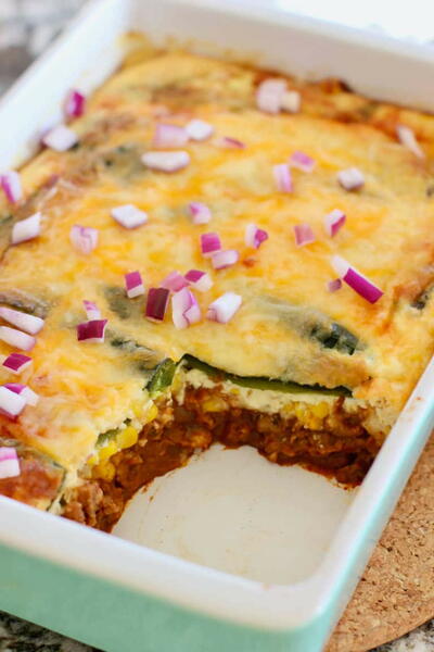 Quick and Easy Chiles Rellenos Casserole