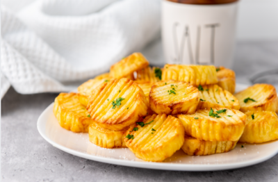 Easy Air Fryer Accordion Potatoes Recipe