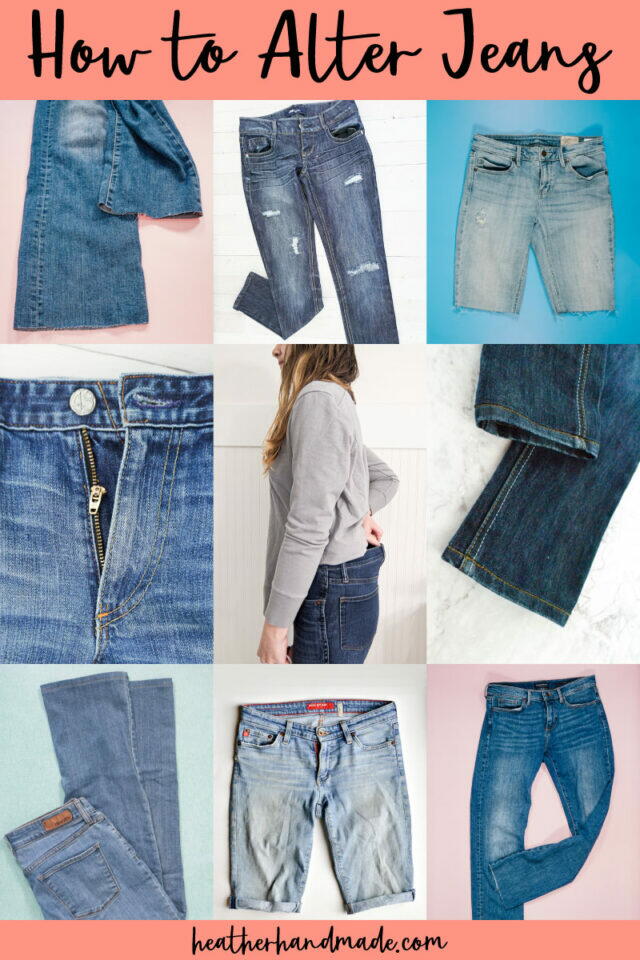 Ideas For Altering Jeans | AllFreeSewing.com