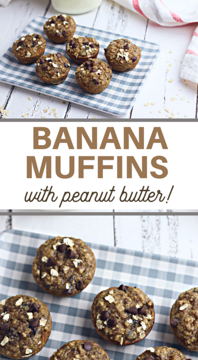 Mini Peanut Butter Banana Muffins Recipe