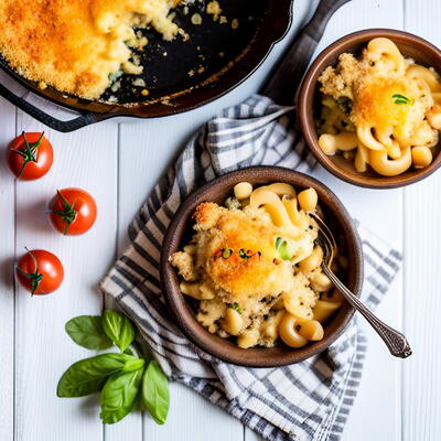 Skillet Baked Mac And Cheese Recipe