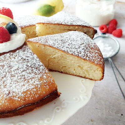 French Yogurt Cake -the Easiest Cake Recipe Ever!