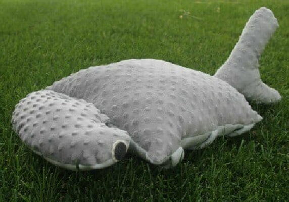 Hammerhead Shark Pillow Pet Pattern