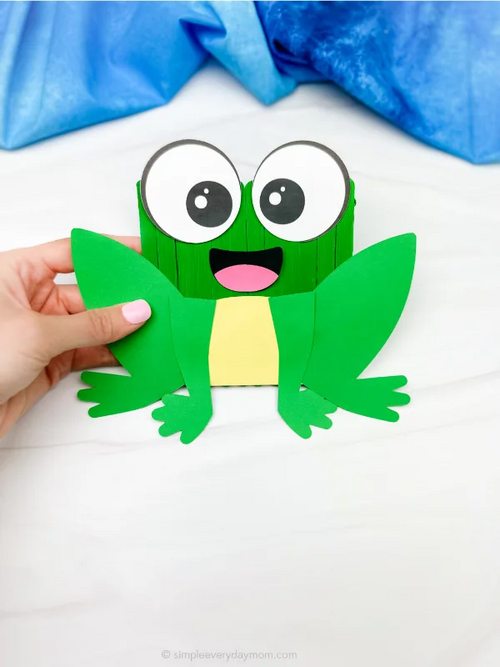 Popsicle Stick Frog Craft