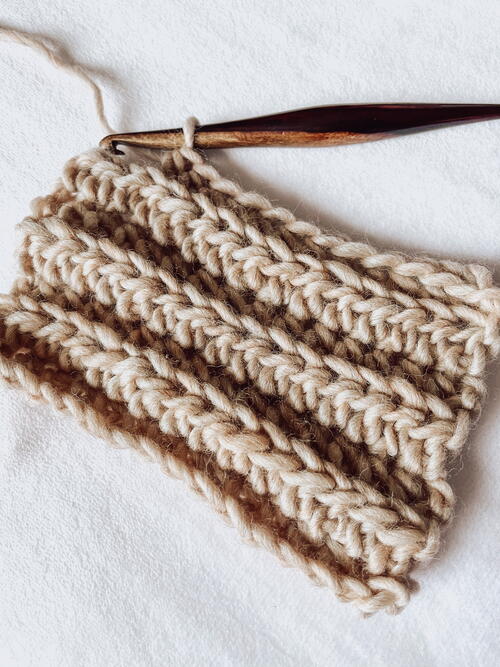 Back Loop Half Double Crochet Stitch – Us Terms