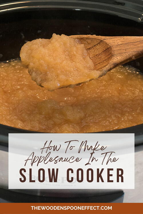 How To Make Applesauce In A Slow Cooker
