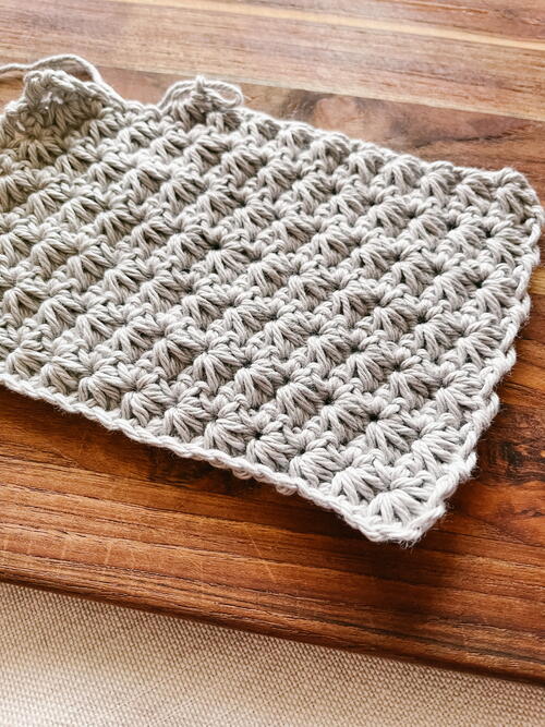 Free Crochet Pattern: Star Dishcloth