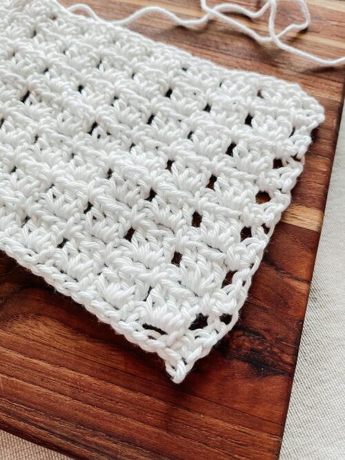 Block Dishcloth, A Kitchen Dishcloth Crochet Pattern