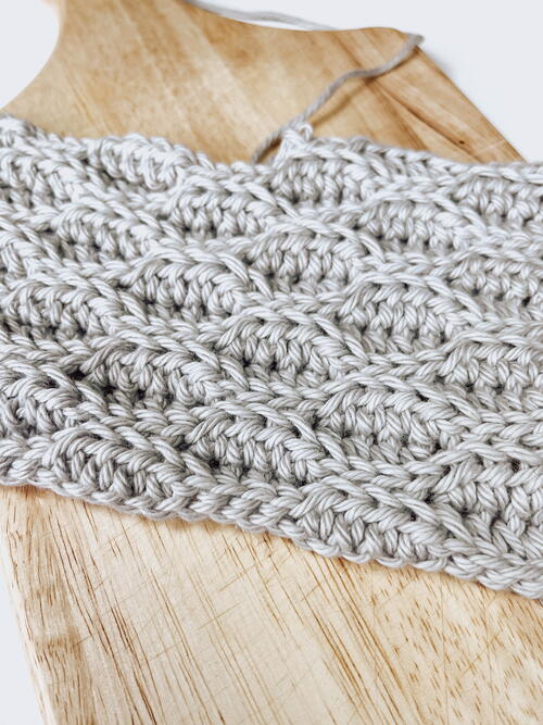 容易和简单:杏仁Dishcloth (free Crochet Pattern)
