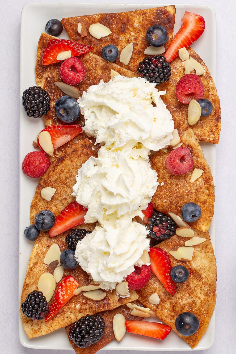 Mixed Berry Dessert Tacos