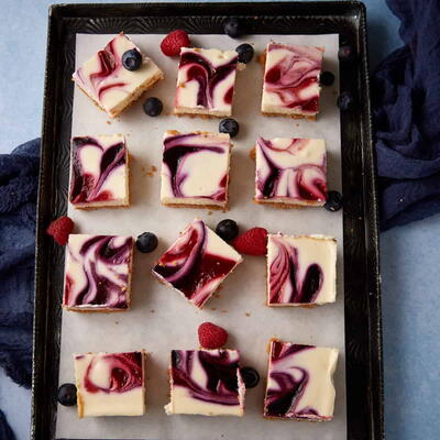 Berry Cheesecake Squares