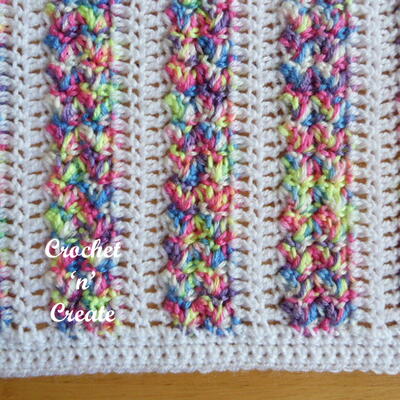 Crochet Stroller Baby Blanket