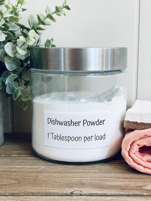 Diy Dishwasher Powder