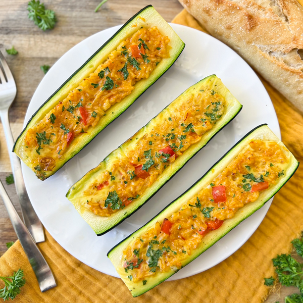 Stuffed Zucchini With Rice | Irresistibly Delicious & Easy To Make