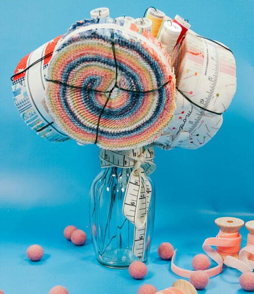 DIY PreCut Fabric Bouquet