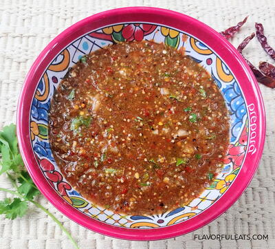 Chile De Arbol Tomatillo Salsa
