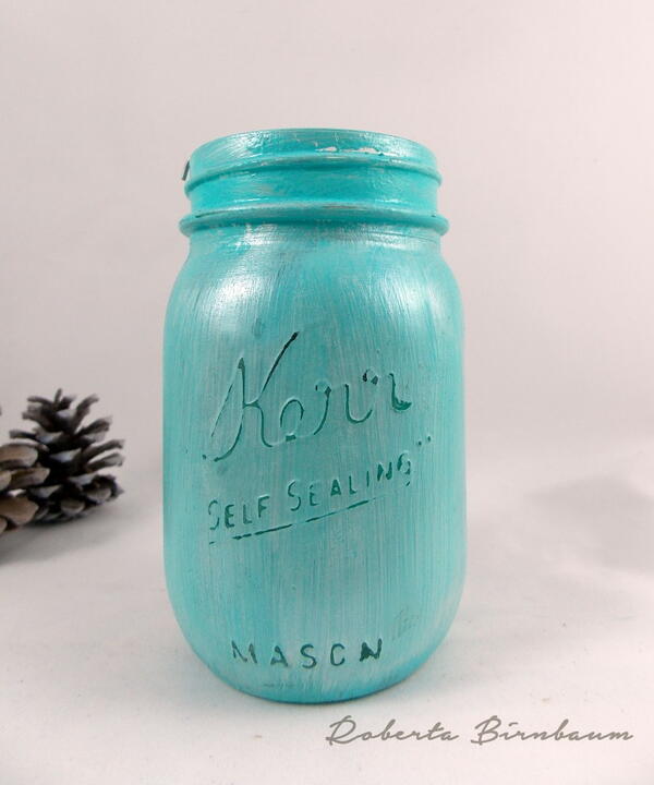 DIY Mason Jar Tea Light Holder