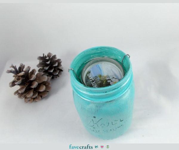 DIY Mason Jar Tea Light Holder