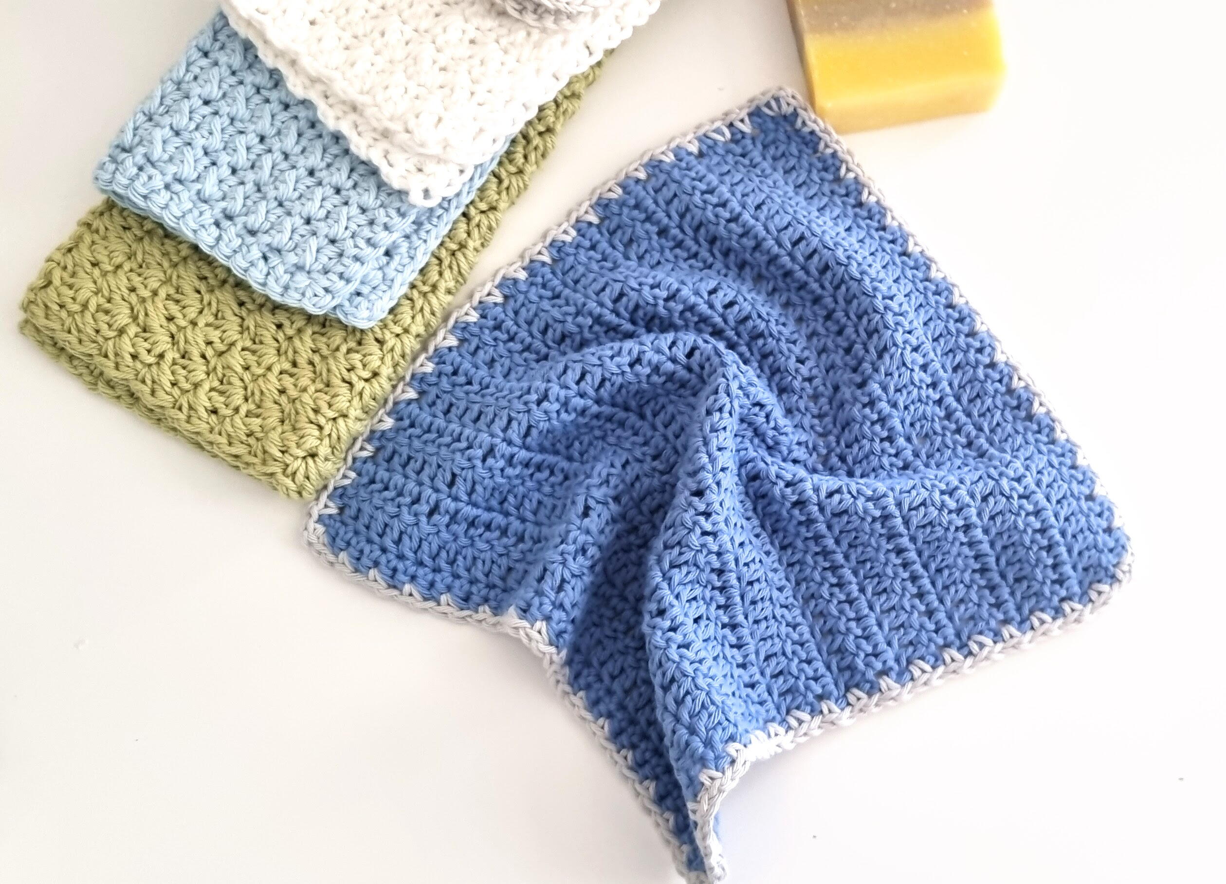 Beginner Crochet Dishcloth AllFreeCrochet com