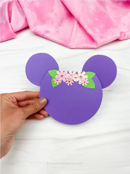 Mickey Mouse Mother's Day Card Craft
