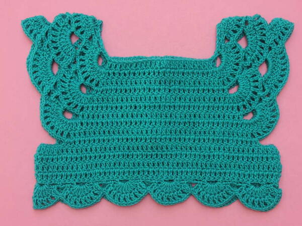 Beautiful Crochet Blouse/lacy Bolero Jacket For Girls