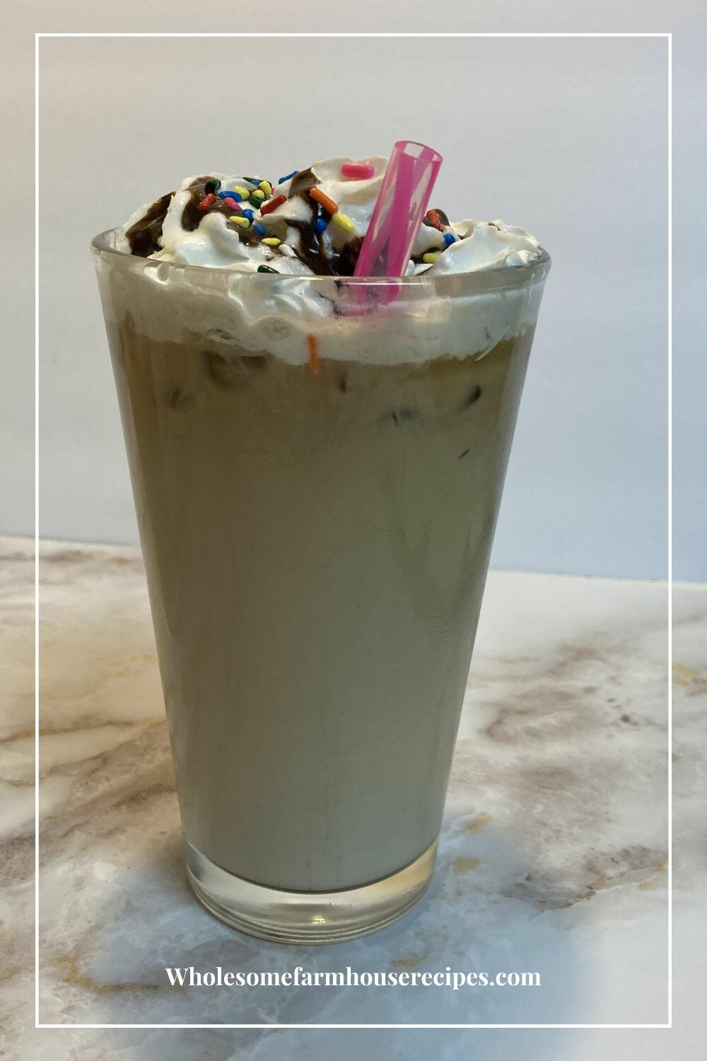 Dunkin Donuts Iced Cake Batter Latte Copycat