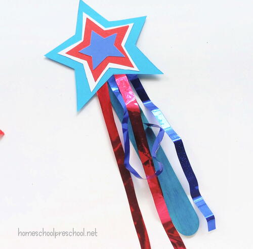 Fourth Of July Wand For Kids