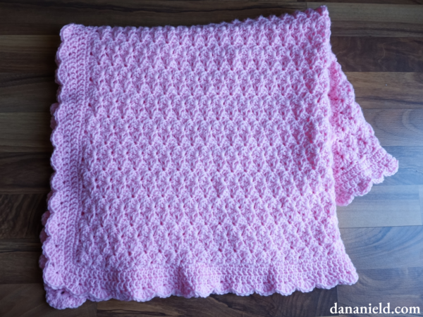 Caron One Pound Crochet Baby Blanket Pattern